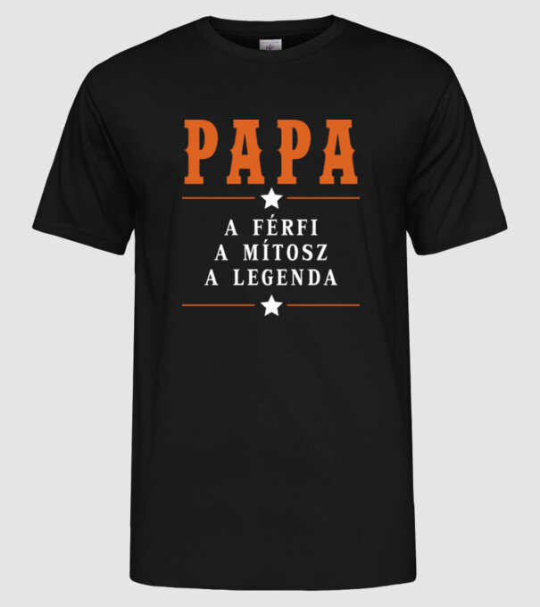  minta fekete pólón