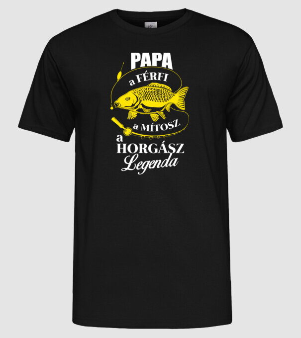  minta fekete pólón