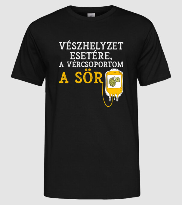  minta fekete pólón