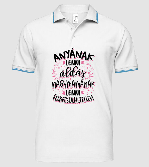  minta fehér pólón