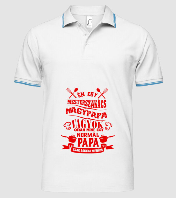  minta fehér pólón