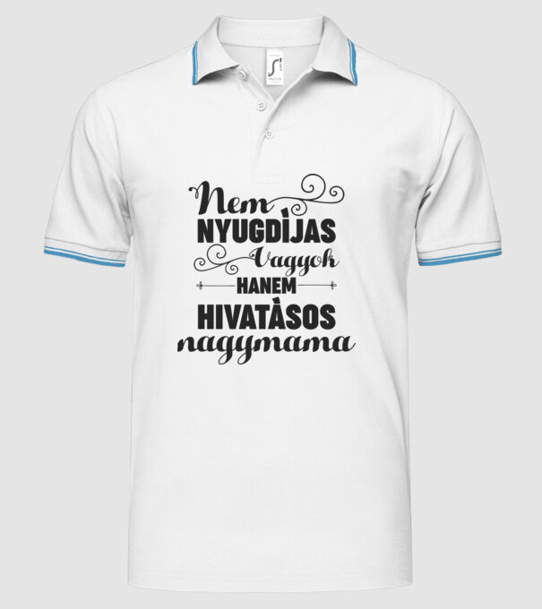  minta fehér pólón