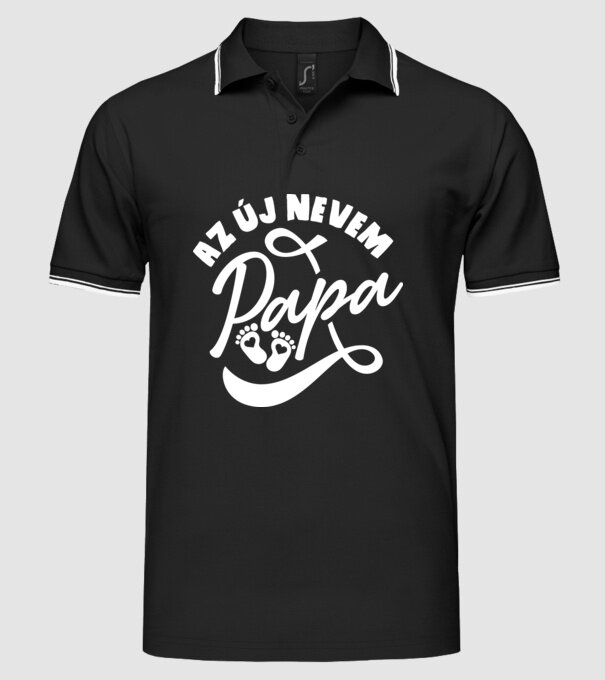  minta fekete pólón