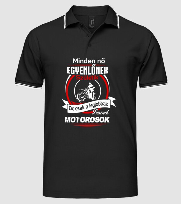  minta fekete pólón