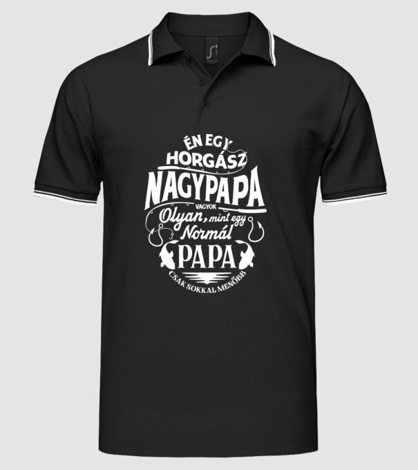  minta fekete pólón