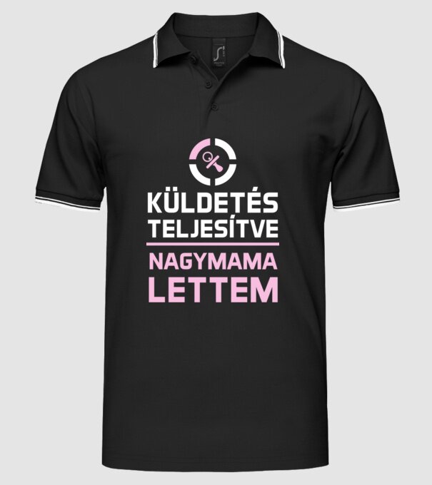  minta fekete pólón