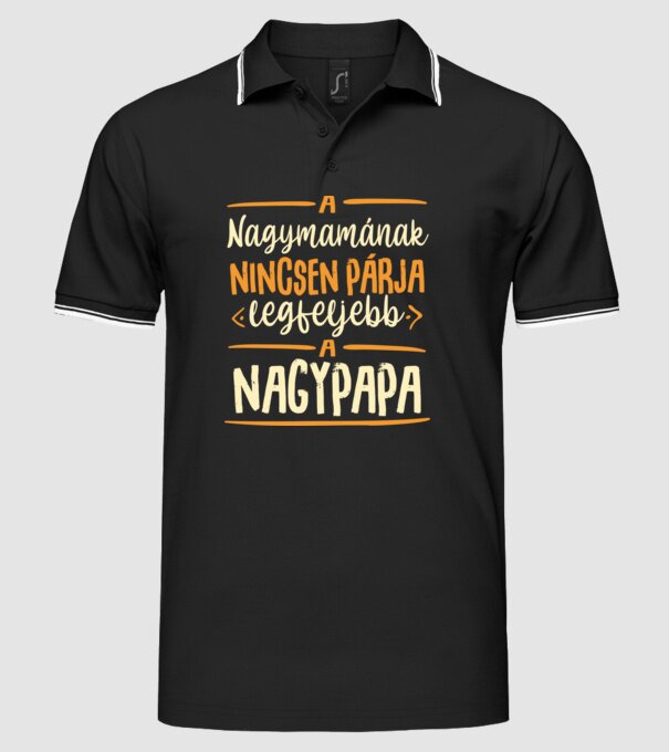  minta fekete pólón