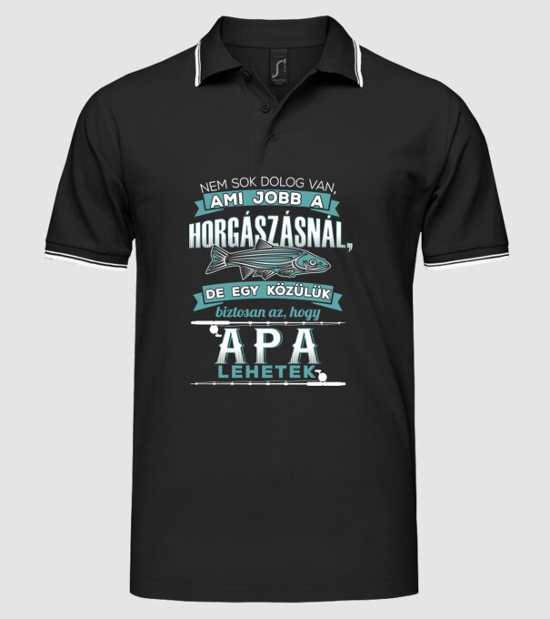  minta fekete pólón