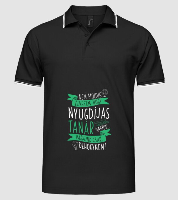  minta fekete pólón