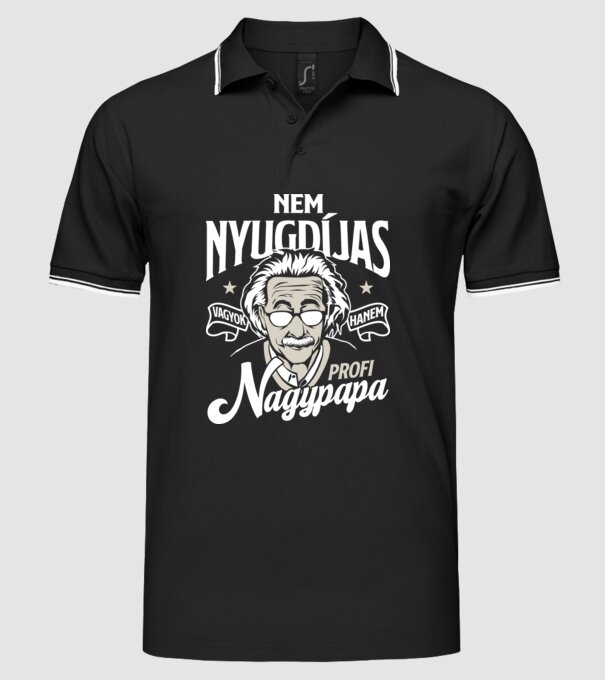  minta fekete pólón