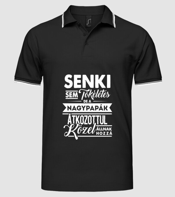  minta fekete pólón