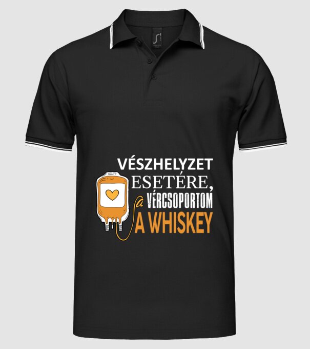  minta fekete pólón