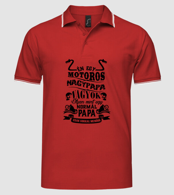  minta piros pólón