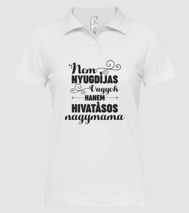  minta fehér pólón