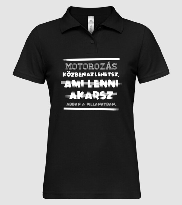  minta fekete pólón