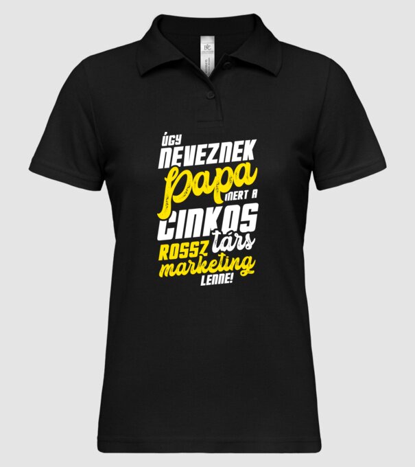  minta fekete pólón