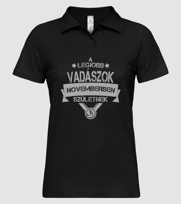  minta fekete pólón