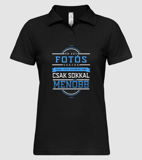  minta fekete pólón