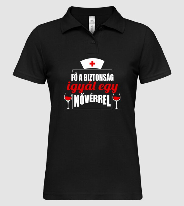  minta fekete pólón
