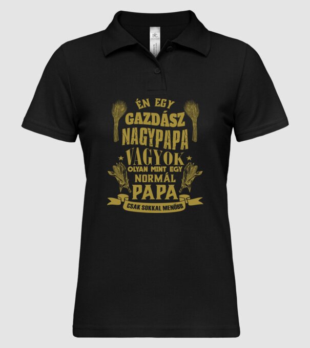  minta fekete pólón