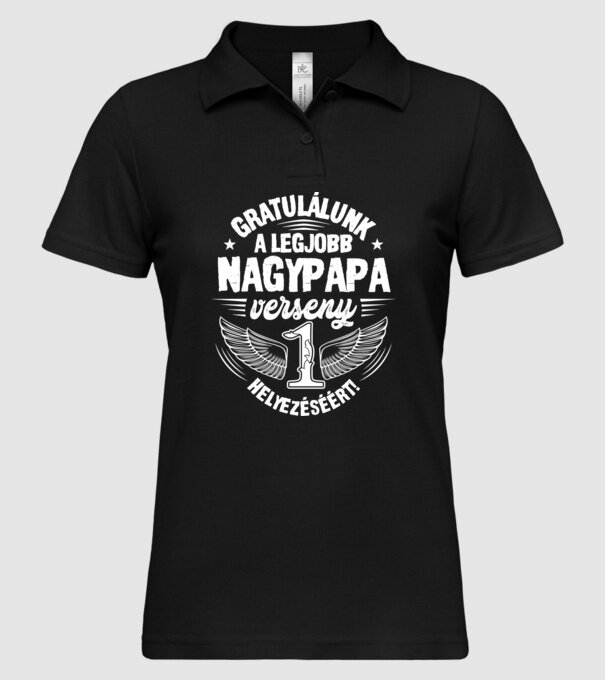  minta fekete pólón
