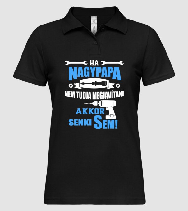  minta fekete pólón