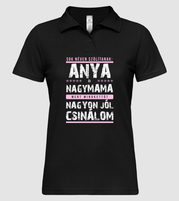  minta fekete pólón