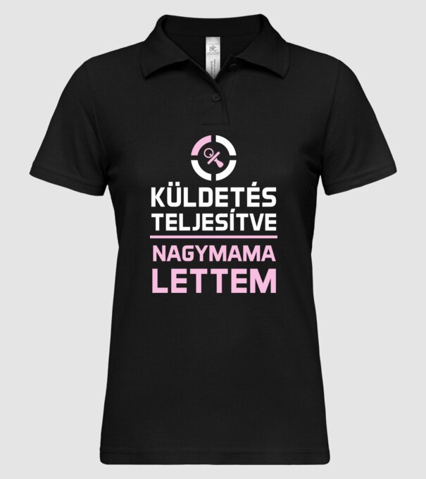  minta fekete pólón