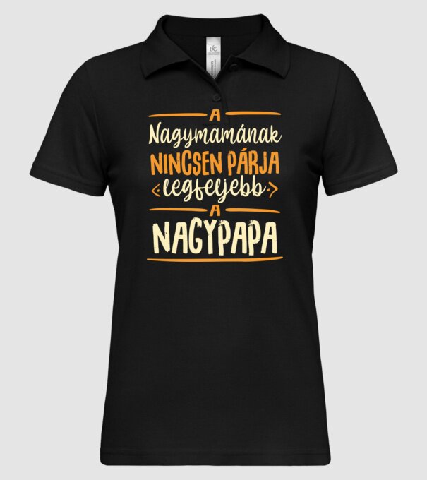  minta fekete pólón