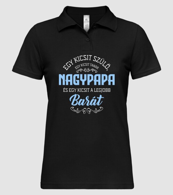  minta fekete pólón