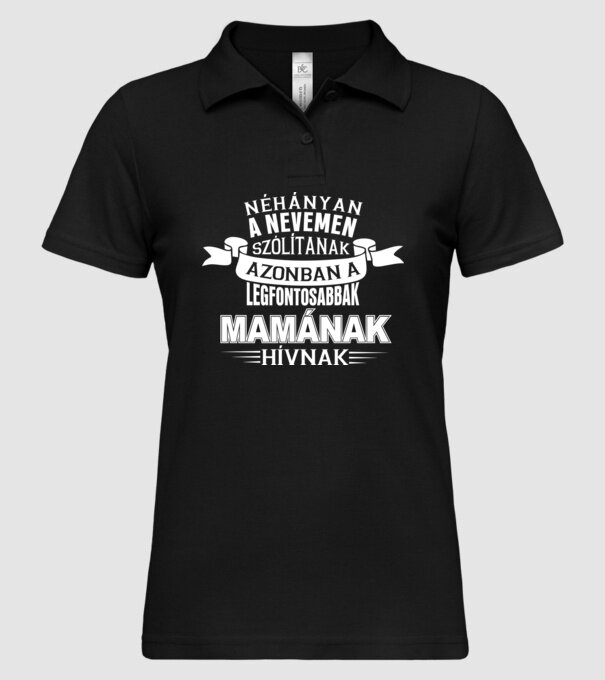  minta fekete pólón