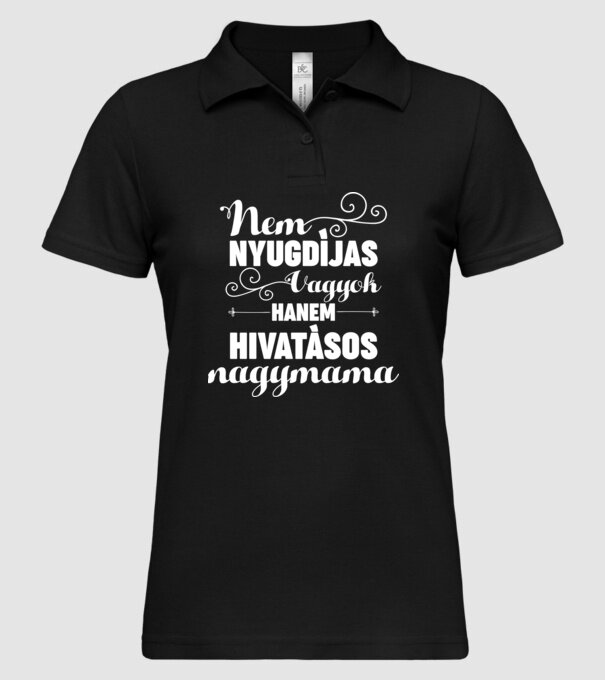  minta fekete pólón