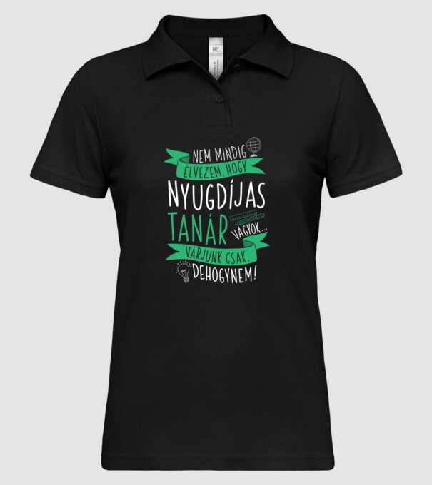  minta fekete pólón