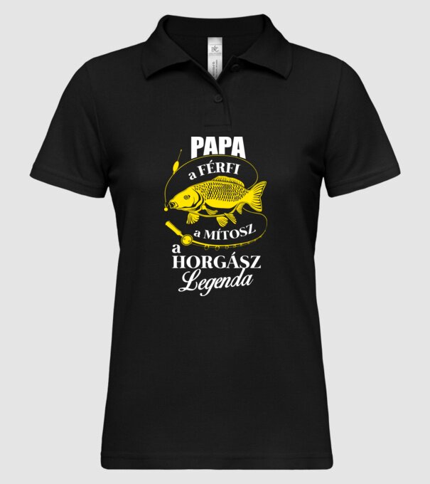  minta fekete pólón