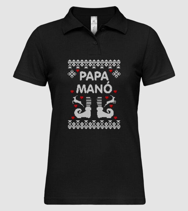  minta fekete pólón