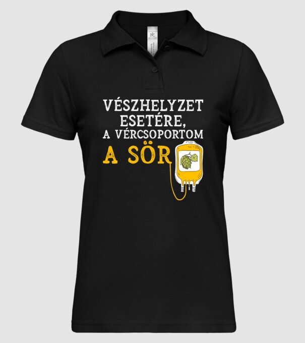  minta fekete pólón