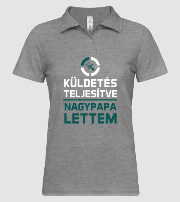  minta szürke pólón