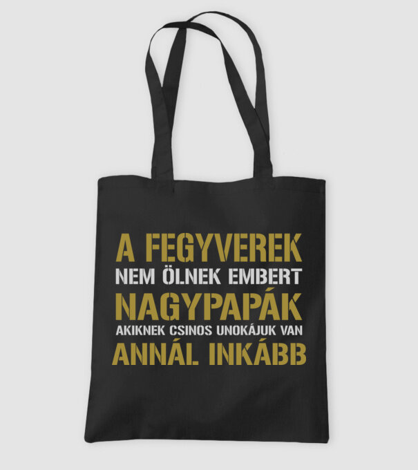 minta fekete pólón