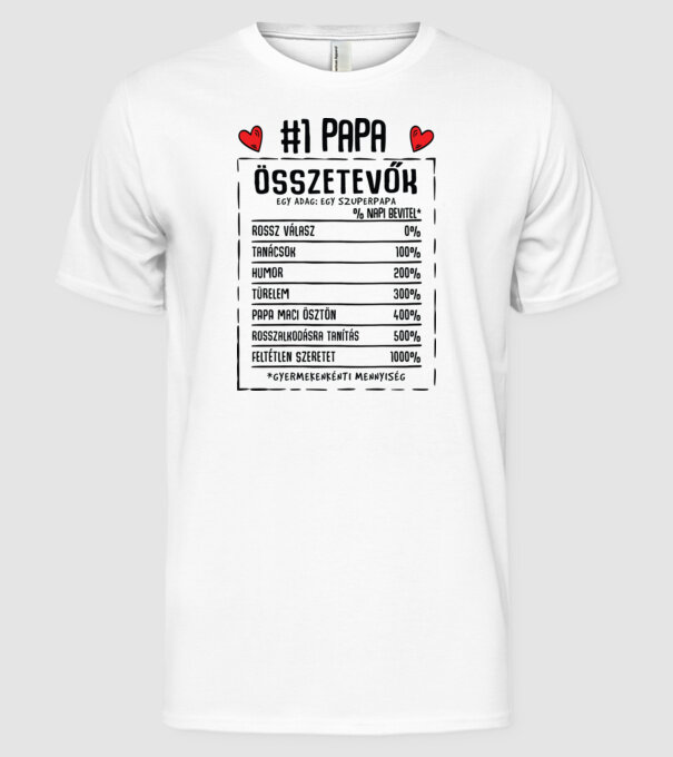  minta fehér pólón