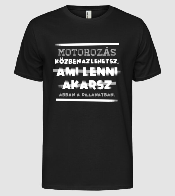  minta fekete pólón