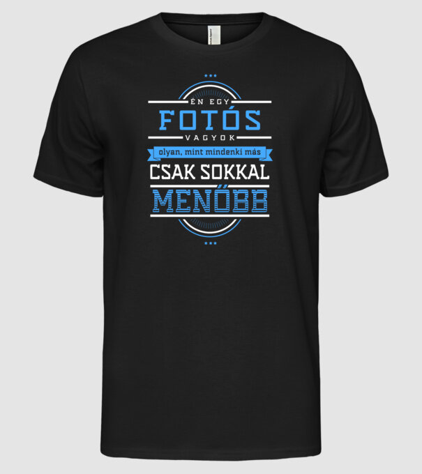  minta fekete pólón