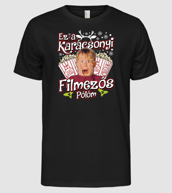  minta fekete pólón