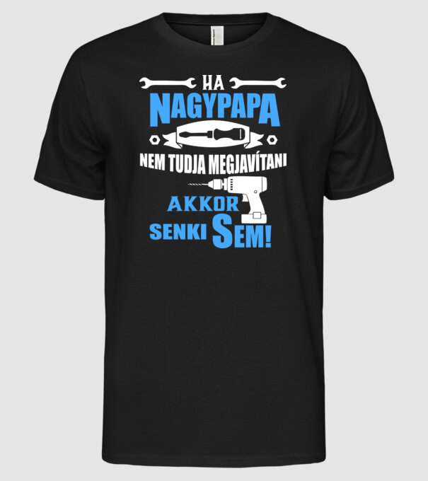 minta fekete pólón