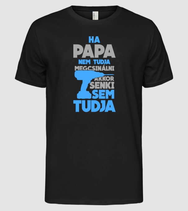  minta fekete pólón