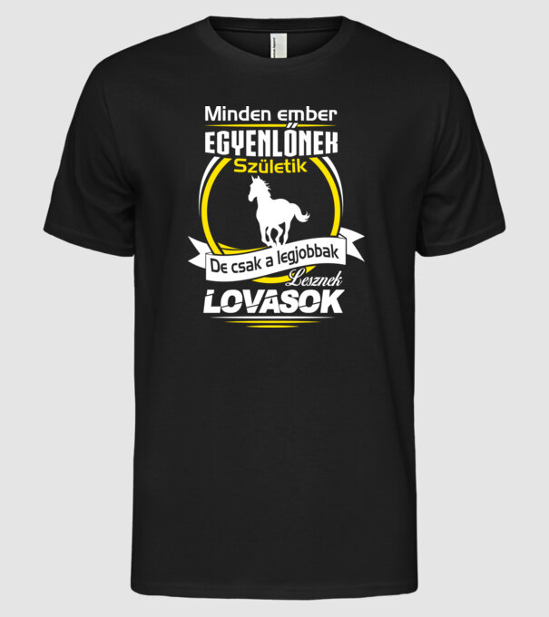  minta fekete pólón