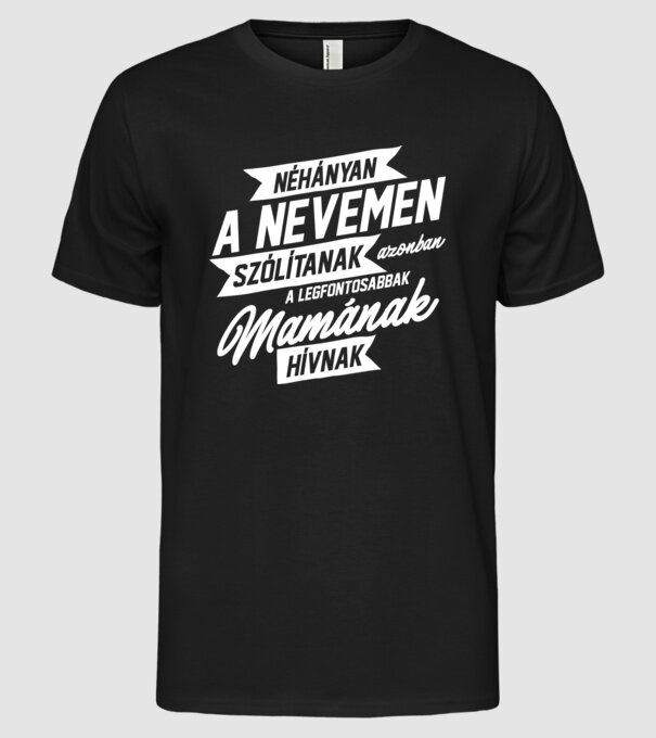  minta fekete pólón