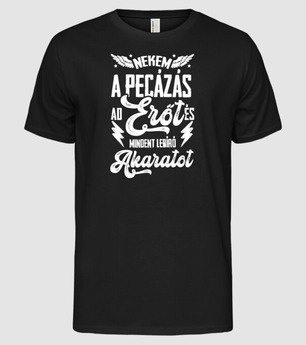  minta fekete pólón