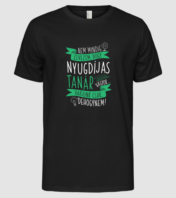  minta fekete pólón