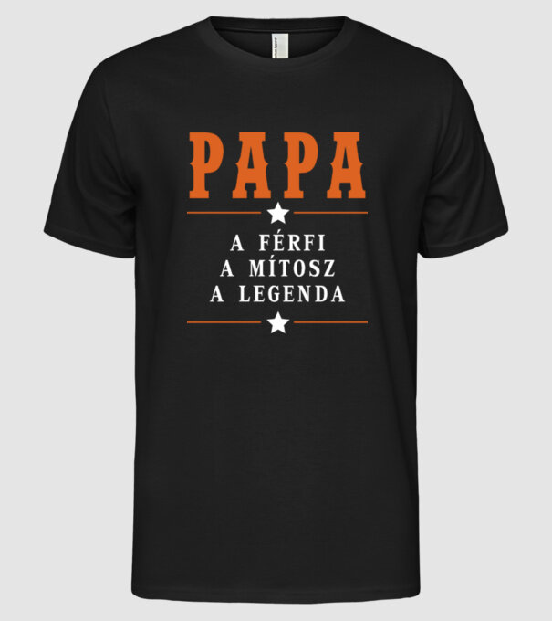  minta fekete pólón