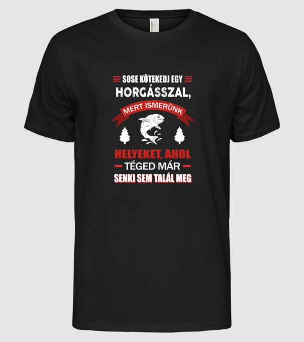  minta fekete pólón